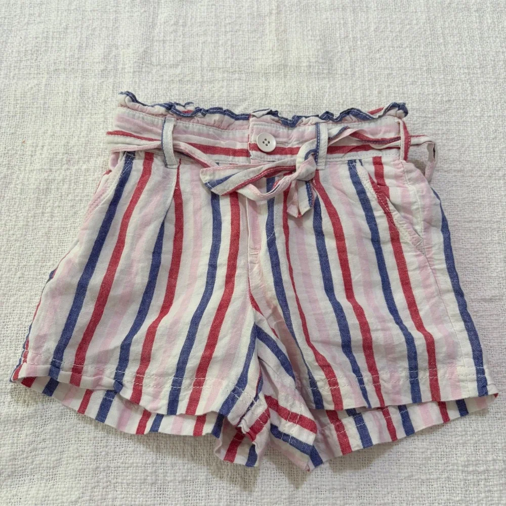 Gap Kids Girls Lot 6pc XS 4-5 Little Miss Sunshine Tee Tanks Cardigan Shorts